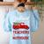 Bunch Of Teachers This Side Of The Nuthouse Xmas Women's Sweatshirt Back Print Light Blue Bunch Of Teachers This Side Of The Nuthouse Xmas Women's Sweatshirt Back Print Light Blue