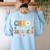 Some Call It Chaos We Call It 3rd Grade Third Grade Teachers Men Women Kids Women's Sweatshirt Back Print Light Blue Some Call It Chaos We Call It 3rd Grade Third Grade Teachers Men Women Kids Women's Sweatshirt Back Print Light Blue