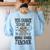 You Cannot Scare Me I'm A Middle School Teacher Halloween Women's Sweatshirt Back Print Light Blue You Cannot Scare Me I'm A Middle School Teacher Halloween Women's Sweatshirt Back Print Light Blue