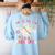You Can't Scare Me I'm a Principal Halloween Teacher Women's Sweatshirt Back Print Light Blue