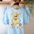 You Can't Scare Me I'm A SPED Teacher Halloween Ghost Women's Sweatshirt Back Print Light Blue