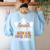 You Can't Scare Me I'm A Substitute Teacher Shirt Halloween Women's Sweatshirt Back Print Light Blue You Can't Scare Me I'm A Substitute Teacher Shirt Halloween Women's Sweatshirt Back Print Light Blue