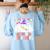 You Can't Scare Me I'm A Teacher Halloween Women's Sweatshirt Back Print Light Blue You Can't Scare Me I'm A Teacher Halloween Women's Sweatshirt Back Print Light Blue