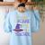 You Can't Scare Me I'm A Teacher For Men Women Women's Sweatshirt Back Print Light Blue You Can't Scare Me I'm A Teacher For Men Women Women's Sweatshirt Back Print Light Blue