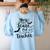You Can't Scare Me I'm a Teacher Women's Sweatshirt Back Print Light Blue You Can't Scare Me I'm a Teacher Women's Sweatshirt Back Print Light Blue