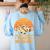 You Can't Scare Me I Teach 3rd Grade Teacher Halloween Men Women Kids Women's Sweatshirt Back Print Light Blue