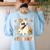 You Can't Scare Me I Teach Fifth Grade Teacher Halloween Women's Sweatshirt Back Print Light Blue You Can't Scare Me I Teach Fifth Grade Teacher Halloween Women's Sweatshirt Back Print Light Blue