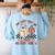 You Can't Scare Me I Teach Middle School Halloween Teacher Women's Sweatshirt Back Print Light Blue You Can't Scare Me I Teach Middle School Halloween Teacher Women's Sweatshirt Back Print Light Blue