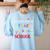 You Can't Scare Me I Teach Middle School Teacher For Men Women Women's Sweatshirt Back Print Light Blue You Can't Scare Me I Teach Middle School Teacher For Men Women Women's Sweatshirt Back Print Light Blue