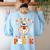 You Cant Scare Me I Teach Pre-K Teacher Halloween Women's Sweatshirt Back Print Light Blue