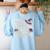 You Can't Scare Me I Teach Preschool Teacher Halloween Witch Women's Sweatshirt Back Print Light Blue You Can't Scare Me I Teach Preschool Teacher Halloween Witch Women's Sweatshirt Back Print Light Blue