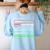 Chemist Science Teacher Student Chemistry Women's Sweatshirt Back Print Light Blue