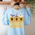 Chemistry Boo The Element Of Surprise Science Teacher Women's Sweatshirt Back Print Light Blue Chemistry Boo The Element Of Surprise Science Teacher Women's Sweatshirt Back Print Light Blue
