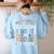 Childcare Teacher Negotiate With Toddlers Daycare Provider Women's Sweatshirt Back Print Light Blue Childcare Teacher Negotiate With Toddlers Daycare Provider Women's Sweatshirt Back Print Light Blue