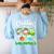 Chillin With My Pre-K Snowmies Christmas Teacher Xmas Women's Sweatshirt Back Print Light Blue Chillin With My Pre-K Snowmies Christmas Teacher Xmas Women's Sweatshirt Back Print Light Blue