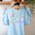 Choir Director T-Shirt Music Choral Teacher Women's Sweatshirt Back Print Light Blue Choir Director T-Shirt Music Choral Teacher Women's Sweatshirt Back Print Light Blue