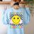 Choose To Include Special Education Teacher Autism Awareness Women's Sweatshirt Back Print Light Blue Choose To Include Special Education Teacher Autism Awareness Women's Sweatshirt Back Print Light Blue