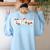 Christmas Santa Special Education SPED Teacher Xmas PJ Women's Sweatshirt Back Print Light Blue Christmas Santa Special Education SPED Teacher Xmas PJ Women's Sweatshirt Back Print Light Blue