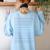 Colleged Ruled Paper Lined Writer Student Professor Teacher Women's Sweatshirt Back Print Light Blue Colleged Ruled Paper Lined Writer Student Professor Teacher Women's Sweatshirt Back Print Light Blue