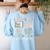 Communication Looks Different For Everyone SPED Teacher ASD Women's Sweatshirt Back Print Light Blue Communication Looks Different For Everyone SPED Teacher ASD Women's Sweatshirt Back Print Light Blue