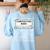 Composition Book Notebook Teachers Matching Group Halloween Women's Sweatshirt Back Print Light Blue Composition Book Notebook Teachers Matching Group Halloween Women's Sweatshirt Back Print Light Blue
