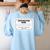 Composition Notebook Halloween Costume Teacher Student Women's Sweatshirt Back Print Light Blue Composition Notebook Halloween Costume Teacher Student Women's Sweatshirt Back Print Light Blue