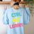 Computer Teacher Back To School Kids Ctrl Alt Learn Women's Sweatshirt Back Print Light Blue Computer Teacher Back To School Kids Ctrl Alt Learn Women's Sweatshirt Back Print Light Blue