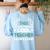 Cool Teacher Saying Teaching Student Men Women Women's Sweatshirt Back Print Light Blue Cool Teacher Saying Teaching Student Men Women Women's Sweatshirt Back Print Light Blue