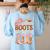 Cowboy Teacher These Boots Are Made-For Teaching School Women's Sweatshirt Back Print Light Blue Cowboy Teacher These Boots Are Made-For Teaching School Women's Sweatshirt Back Print Light Blue