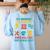 CTE Teacher CTE Crew When Will I Use This In Real Life Women's Sweatshirt Back Print Light Blue