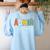 Cute Admin Squad Crew Team Back To School Teacher For Men Women Women's Sweatshirt Back Print Light Blue Cute Admin Squad Crew Team Back To School Teacher For Men Women Women's Sweatshirt Back Print Light Blue