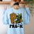 Cute Camo Pre K Back To School Teacher Kid Preschool Women's Sweatshirt Back Print Light Blue