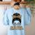 Cute Educational Diagnostician Teacher Appreciation Week Men Women Women's Sweatshirt Back Print Light Blue Cute Educational Diagnostician Teacher Appreciation Week Men Women Women's Sweatshirt Back Print Light Blue