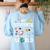Cute School Teacher My Students Are Out Of This World Space Women's Sweatshirt Back Print Light Blue Cute School Teacher My Students Are Out Of This World Space Women's Sweatshirt Back Print Light Blue