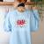 Cute Spanish Teacher Dual Language Bilingual Teacher Men Women Women's Sweatshirt Back Print Light Blue Cute Spanish Teacher Dual Language Bilingual Teacher Men Women Women's Sweatshirt Back Print Light Blue