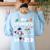 Cute Teacher My Students Are Out-Of This World Space Women's Sweatshirt Back Print Light Blue Cute Teacher My Students Are Out-Of This World Space Women's Sweatshirt Back Print Light Blue