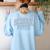 Cute Wildflower School Psych Teacher School Psychologist Women's Sweatshirt Back Print Light Blue Cute Wildflower School Psych Teacher School Psychologist Women's Sweatshirt Back Print Light Blue