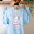 Dancolotl Ballerina Axolotl Ballet Dance Teacher Women's Sweatshirt Back Print Light Blue Dancolotl Ballerina Axolotl Ballet Dance Teacher Women's Sweatshirt Back Print Light Blue