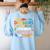 Dinosaurs Didnt Read Look What Happened To Them Cute Teacher Women's Sweatshirt Back Print Light Blue Dinosaurs Didnt Read Look What Happened To Them Cute Teacher Women's Sweatshirt Back Print Light Blue