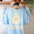 All Done Sign Language Ghost Speech Pathology Teacher Women's Sweatshirt Back Print Light Blue All Done Sign Language Ghost Speech Pathology Teacher Women's Sweatshirt Back Print Light Blue