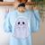 Dont Judge a Disability By Its Visibility Teacher Women's Sweatshirt Back Print Light Blue Dont Judge a Disability By Its Visibility Teacher Women's Sweatshirt Back Print Light Blue