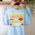 I Don't Need A Costume I'm A Kindergarten Teacher Halloween Women's Sweatshirt Back Print Light Blue