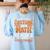 I Don't Need a Costume I'm a Math Teacher Retro Halloween Women's Sweatshirt Back Print Light Blue I Don't Need a Costume I'm a Math Teacher Retro Halloween Women's Sweatshirt Back Print Light Blue
