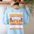 I Don't Need a Costume I'm a Pe Teacher Retro Halloween Women's Sweatshirt Back Print Light Blue I Don't Need a Costume I'm a Pe Teacher Retro Halloween Women's Sweatshirt Back Print Light Blue