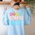 Donut Stress Just Do Your Best Teachers Testing Day For Men Women Girls Kids Women's Sweatshirt Back Print Light Blue Donut Stress Just Do Your Best Teachers Testing Day For Men Women Girls Kids Women's Sweatshirt Back Print Light Blue