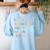 Drama Theater Theatre Teacher Beautiful Day To Teach Cute Women's Sweatshirt Back Print Light Blue Drama Theater Theatre Teacher Beautiful Day To Teach Cute Women's Sweatshirt Back Print Light Blue