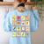 Dual Language Crew Bilingual Spanish Teacher Back To School For Men Women Women's Sweatshirt Back Print Light Blue Dual Language Crew Bilingual Spanish Teacher Back To School For Men Women Women's Sweatshirt Back Print Light Blue