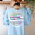 Educators Special Ed Teacher Special Education Dream Team Women's Sweatshirt Back Print Light Blue Educators Special Ed Teacher Special Education Dream Team Women's Sweatshirt Back Print Light Blue