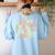 In My English Teacher Era Retro Back To School Literature Men Women Women's Sweatshirt Back Print Light Blue In My English Teacher Era Retro Back To School Literature Men Women Women's Sweatshirt Back Print Light Blue