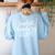 English Teachers Are Lit Teacher Appreciation Women's Sweatshirt Back Print Light Blue English Teachers Are Lit Teacher Appreciation Women's Sweatshirt Back Print Light Blue